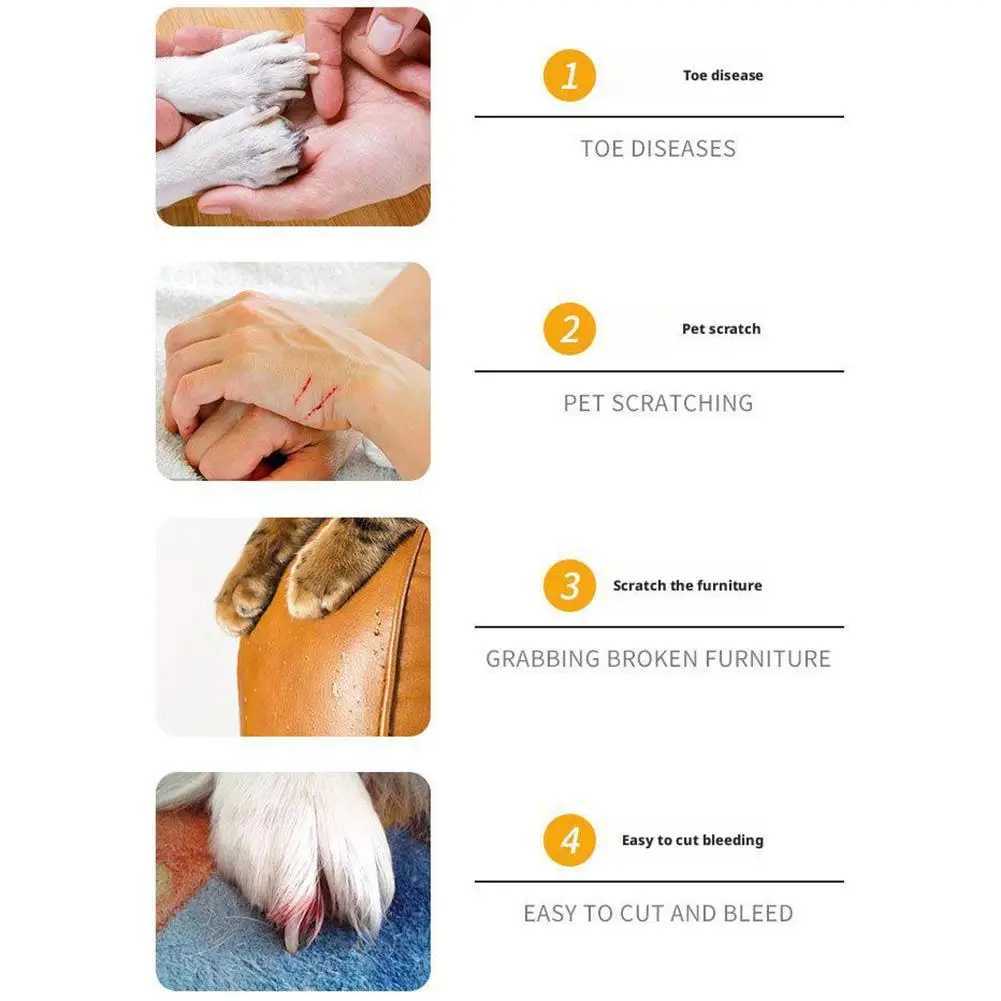 NEW Electric Dog Nail Clippers for Dog Nail Grinders Rechargeable USB Charging Pet Quiet Cat Paws Nail Grooming Trimmer Tools Z20251024
