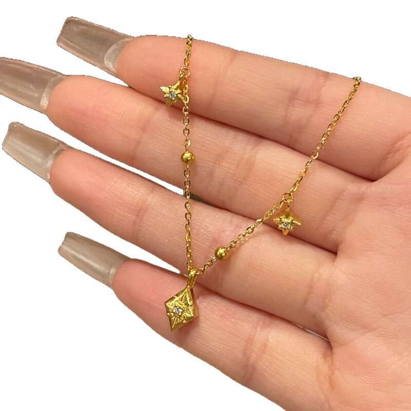 Necklace Designer luxury pendant necklace Eight-Pointed Star for Women men Exquisite Fashion High End Niche Design copper plated with 18K gold Festiva