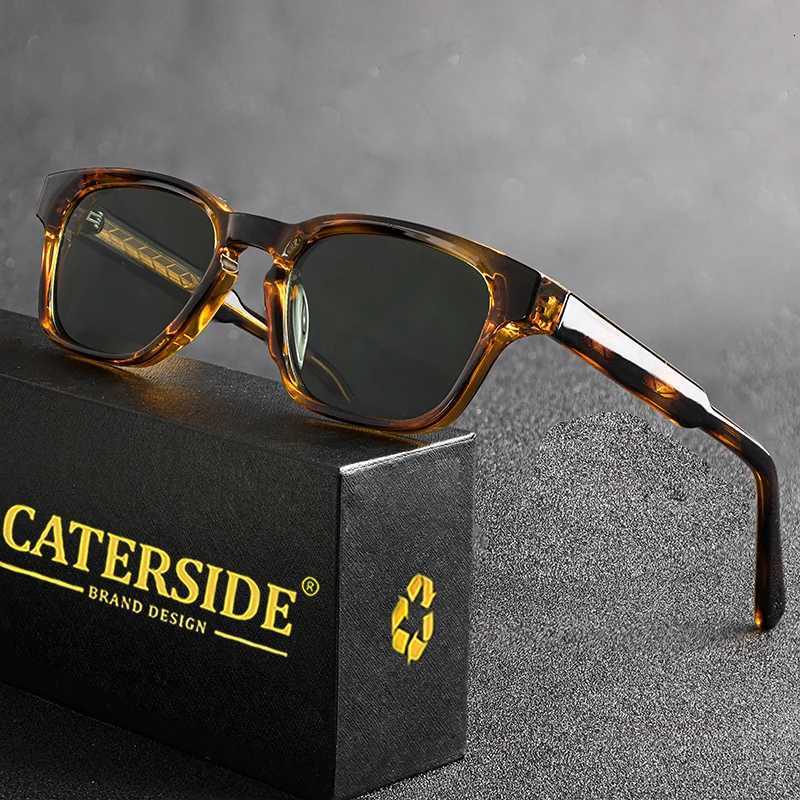 CATERSIDE Retro Square Sunglasses Men Punk Small Frame Brand Designer Sun Glasses Women Outdoor Travel Party Eyewear Best GiftT251024