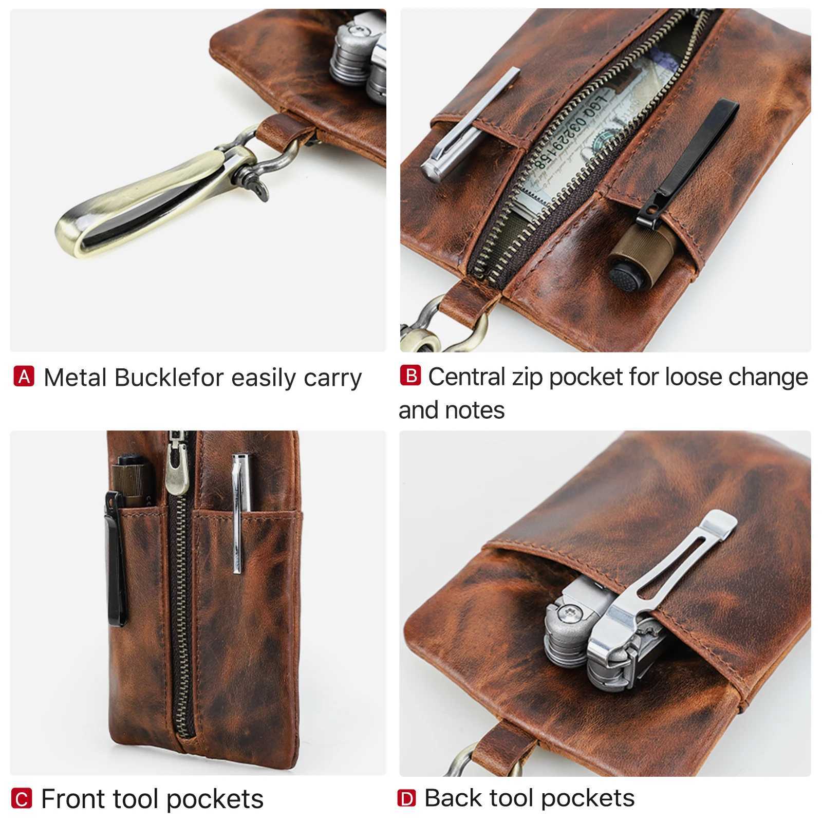 Hiram Tactical EDC Molle Pouch Mini Wallet Card Key Belt Waist Pack Camping Hiking Hunting Outdoor Coin Purse Z251023