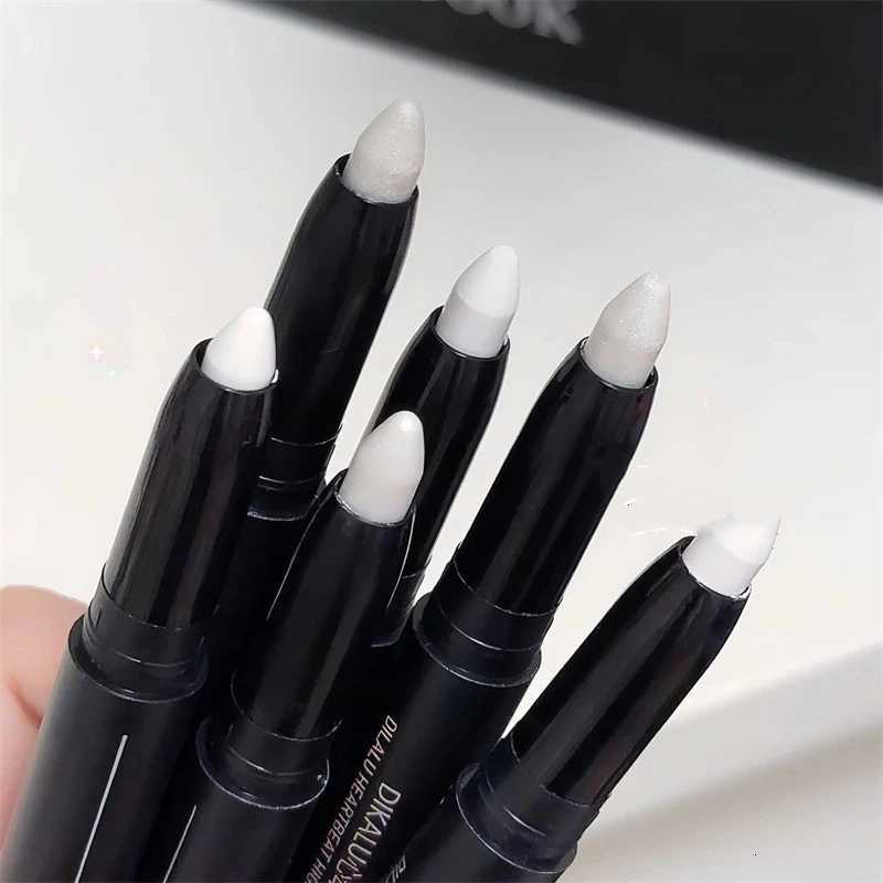 Shiny Pearl Eye Shadow Pen White Matte Glitter Eyeliner Pencil Waterproof Long Lasting Brighten Eyes Lying Silkworm Stick MakeupL251024