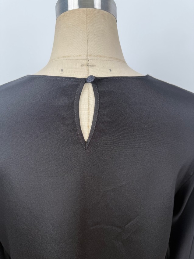 High-Quality Comfortable Heavyweight Silk Long-Sleeve Top JYS37017