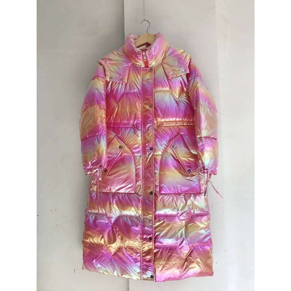 2025 Female Winter Waterproof Long Parkas Cotton Padded Jacket Women Hooded Thick Warm Snow Coat Fashion Oversized Outerwear Womens Coat