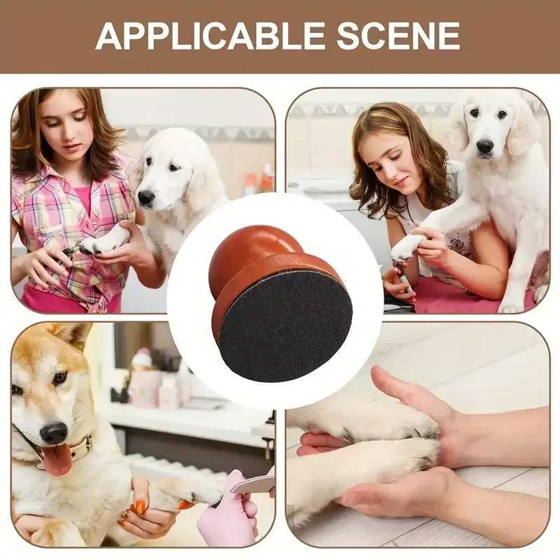 Dog Nail File Manual Wooden Pet Grooming Dogs Scratching Board Grinding Claw Pet Claw Care for Puppy Nail Care Outdoor Indoor Z20251024