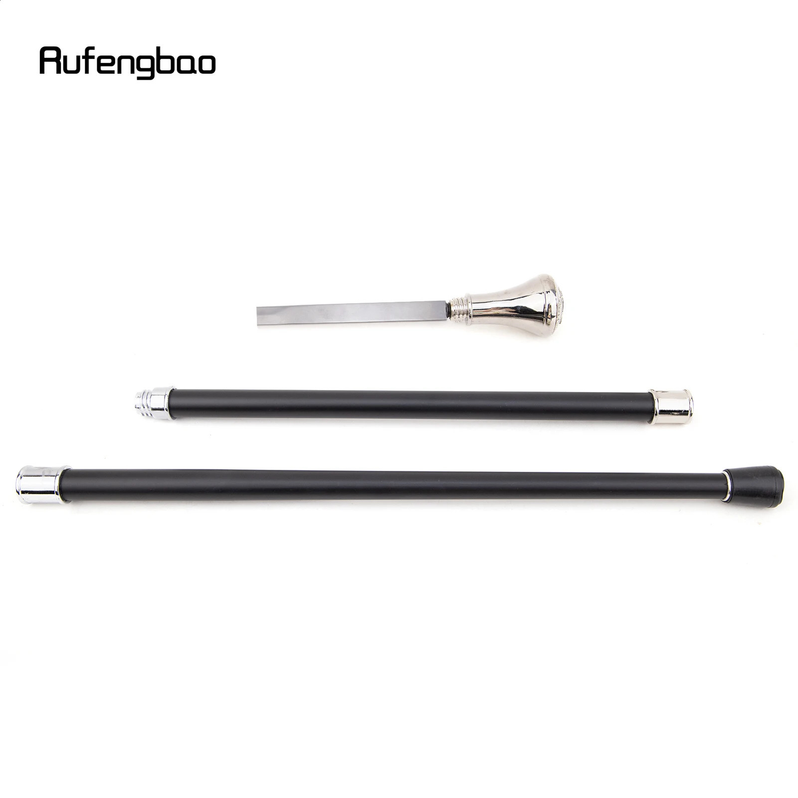 White Freemasonry Freemasons VG Totem Relief Walking Stick with Hidden Plate Self Defense Fashion Cane Cosplay Crosier 93cm 251022