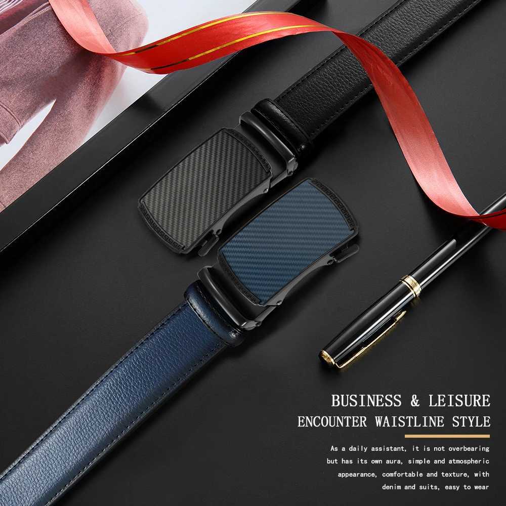 DOOPAI Men Belt Automatic Buckle Belt Fashion Alloy Belts Leather Luxury Belts for Men Business Luxury Designer Clothes W251024