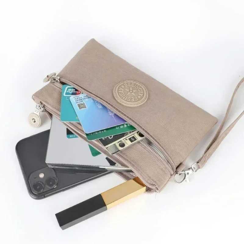 New Coin Purse Wallet Small Nylon Makeup Bag for Lipstick Organizer Unisex Money Phone Keys ID Storage Bags Pouch Z251023