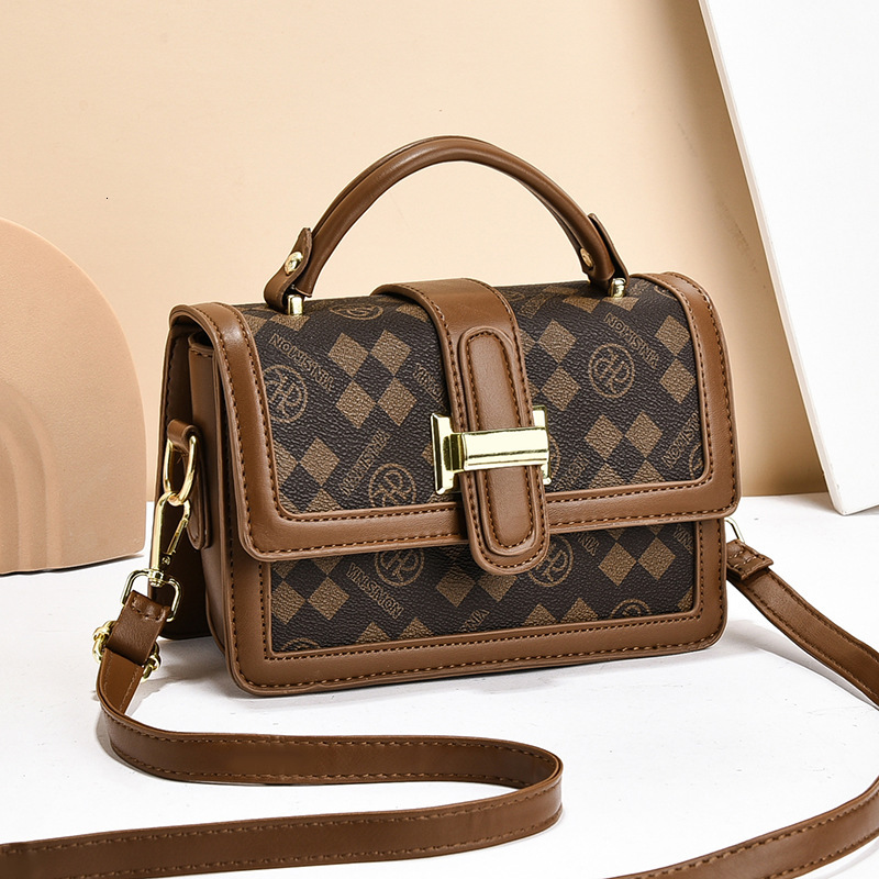 Luxury Brand Designer Bag 2025 New Fashion High-End Women's Bag Small Square Bag Versatile Ladies' Bag Single Shoulder Crossbody Bag Trendy
