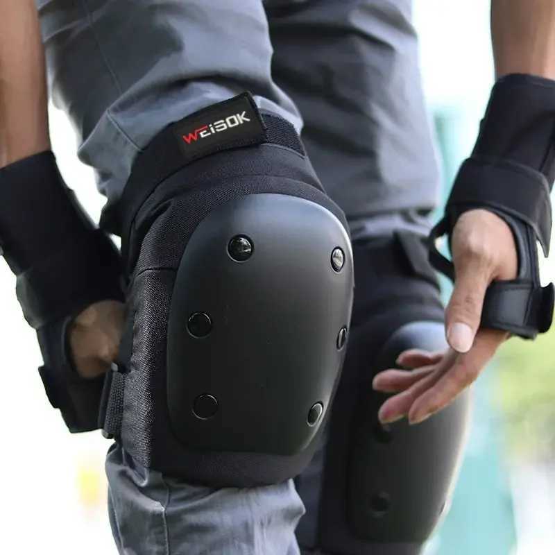1Pair Professional Thicken Ski Snowboard Roller Skating Thicken Knee Guard Protector Brace Pad Sports Knee GuardW251024