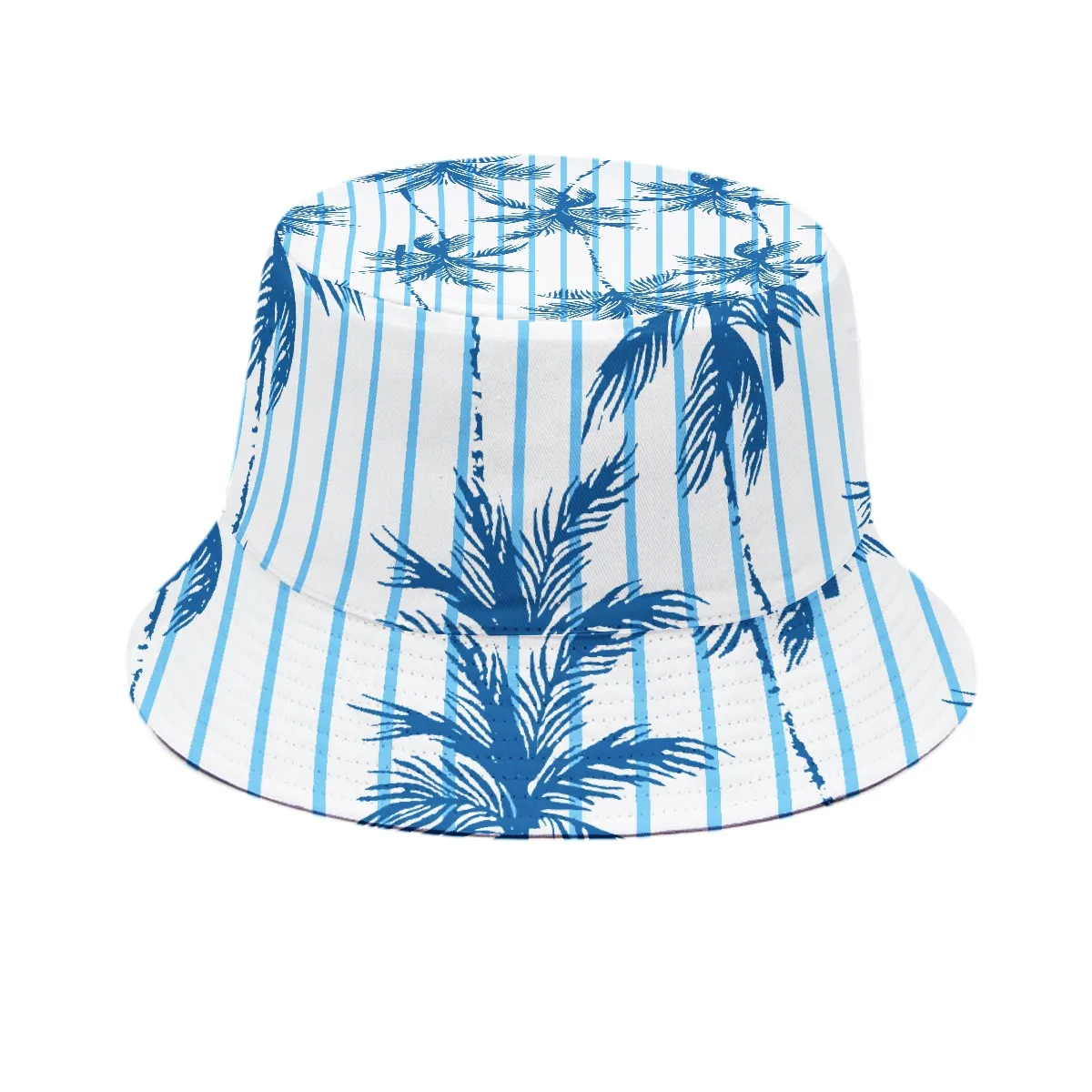 DHgatepod Unisex All-Over Print Bucket Hat - 100% Polyester Fashion Sun Hat for Outdoor & Commute