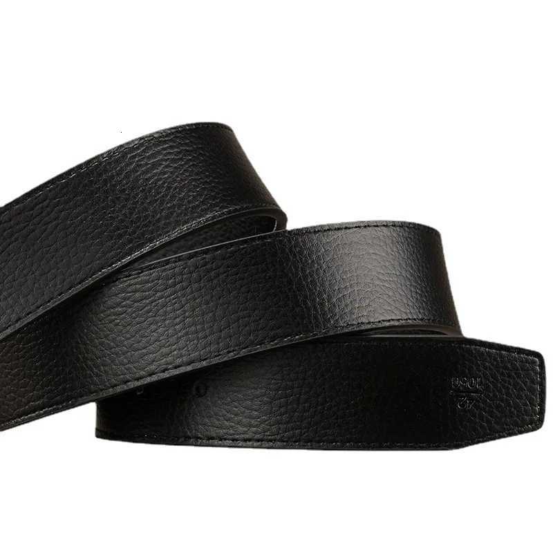 2024 New Temperament Business Mens Belt Letter Metal Button Head Versatile Decorative Jeans Dress Business Mens Belt W251024