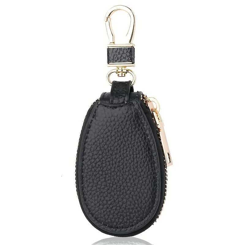Fashion Faux Leather Key Holder Large Key Pouch for Men Women Compact Home Key Storage Bag Stylish Organizer Z251023
