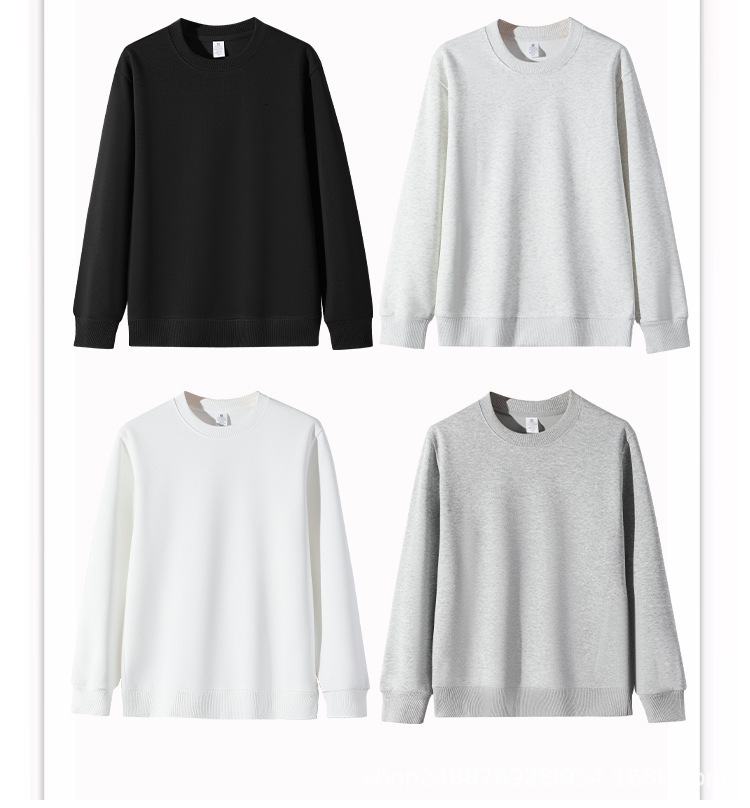 New Desain Cotton Sweatshirt For Men, Round Neck Pullover, Solid Color, Long Sleeve, Loose Fit, Designer Hoodie Jacket Tracksuit Men Polo Veste Coat C