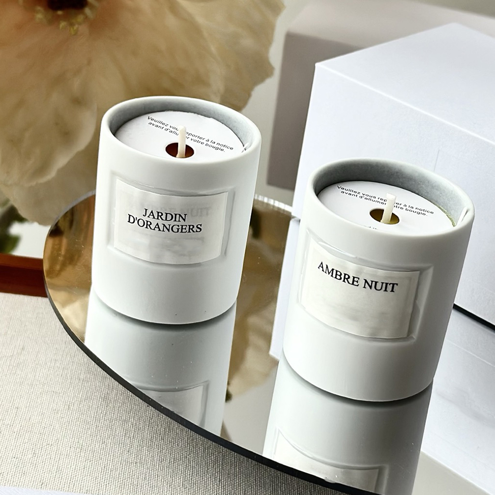 Designer 2pcs/set mini Soy Wax Scented Aromatherapy Candle Bedroom, Living Room, Indoor Atmosphere for Removing Odor, Night Romantic with gift box