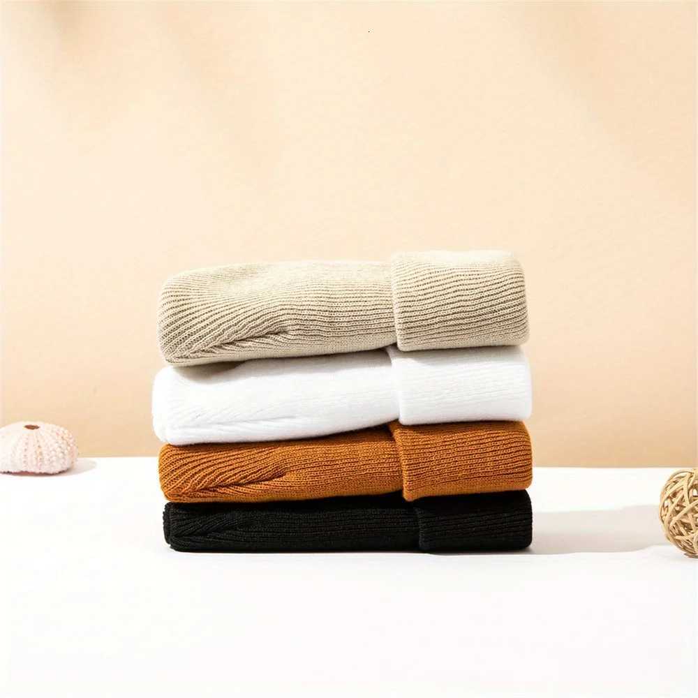 4pcs Baby Hat Knit Cuffed Beanie for Boys and Girls Winter Warm Knitted Beanie Hats for Skiing OutdoorL251024