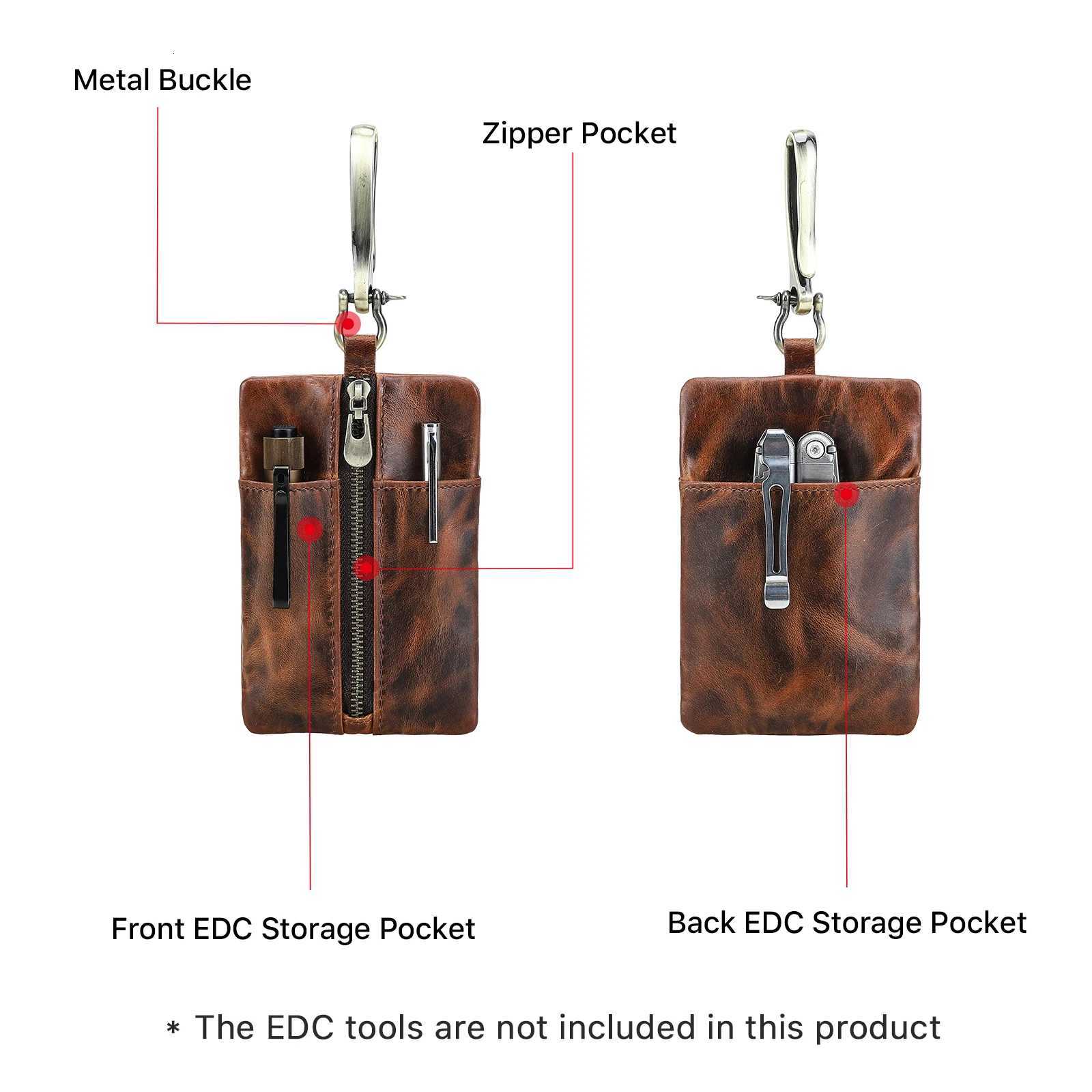 Hiram Tactical EDC Molle Pouch Mini Wallet Card Key Belt Waist Pack Camping Hiking Hunting Outdoor Coin Purse Z251023