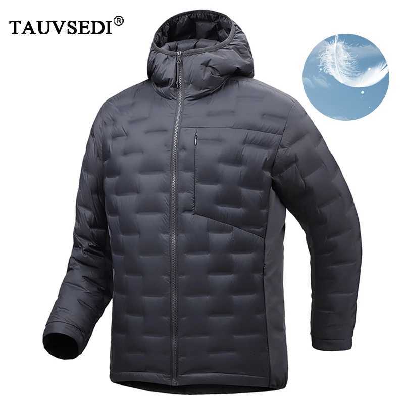 Winter Men White Duck Down Jacket Coat Men Waterproof Windproof Warm Hood Jacket Male Multi Pocket Ultralight Windbreaker Jacket Z251024