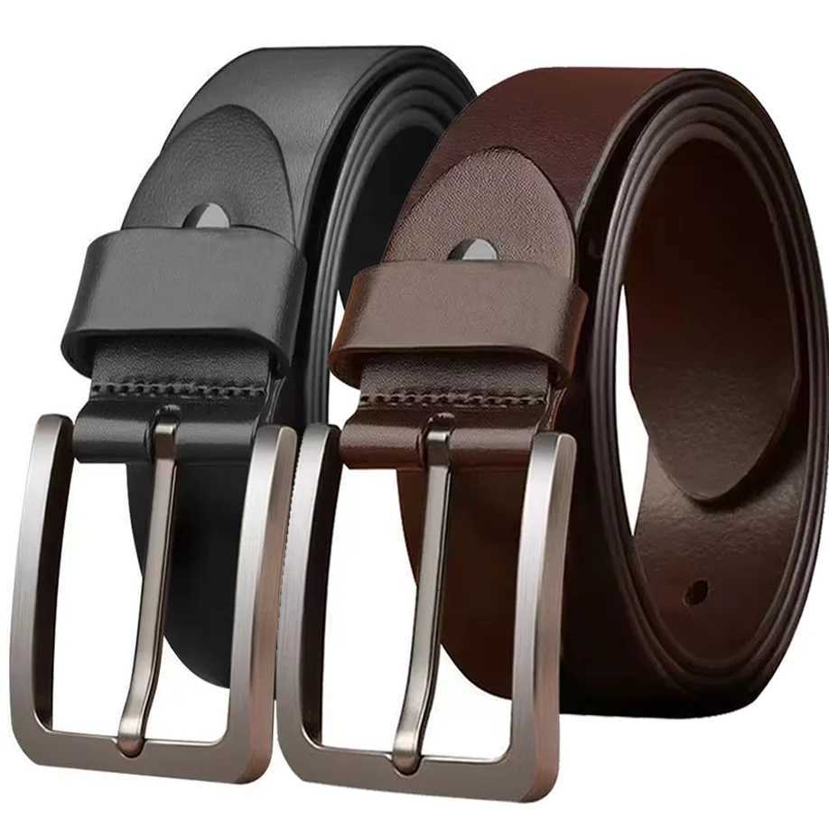 Classic Alloy Pin Adjustable Alloy Buckle Belts for Jeans Unisex Men Women Belt Business PU Leather Belts Waist Straps Belts W251024