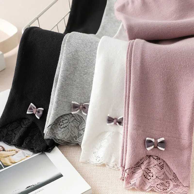 1pcs Girl Spring Autumn Kid Legging Children Tight Child Casual Pants Lace Toddler Skinny Cropped TrouserT251024