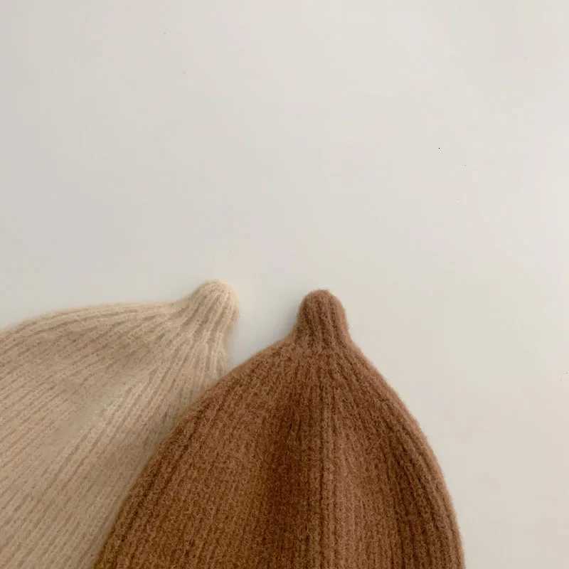 Autumn Winter Baby Hat 2024 Baby Beanie Ear Protection Cap For Girls Boys Soft Baby Bonnet Cap Baby Pullover Wool HatL251024