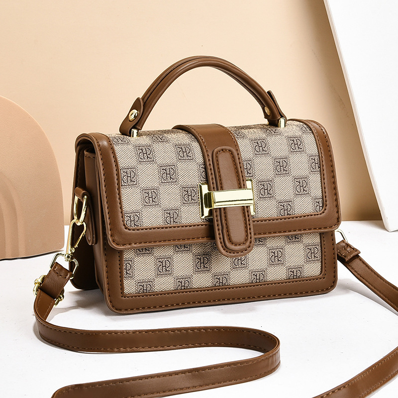 Luxury Brand Designer Bag 2025 New Fashion High-End Women's Bag Small Square Bag Versatile Ladies' Bag Single Shoulder Crossbody Bag Trendy
