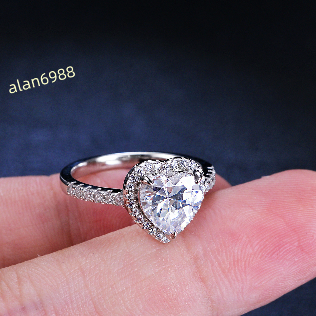 100 Real Moissanite Ring D VVS1 Moissanite Diamond1ct S925 Sliver Wedding Rings for Women
