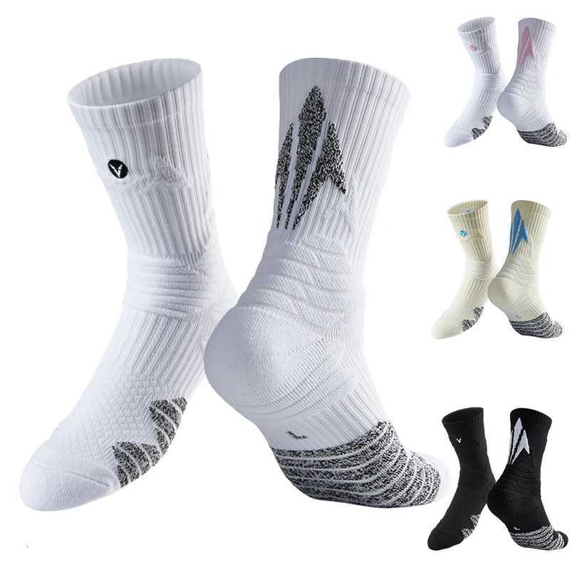 13 Pack Non Slip Basketball Socks Thick Padding Shock Absorption Running Socks for Football Cycling Y251024