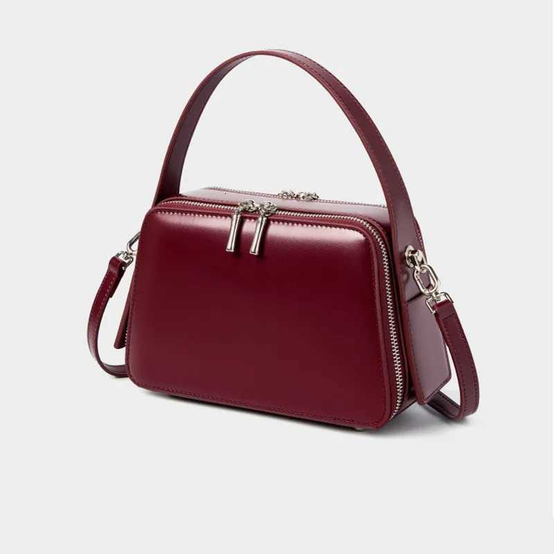 Fashion Underarm Cowhide Genuine Leather Handbags Women Vintage Shoulder Crossbody Bag female Luxury High Quality Tote Bags Z251024