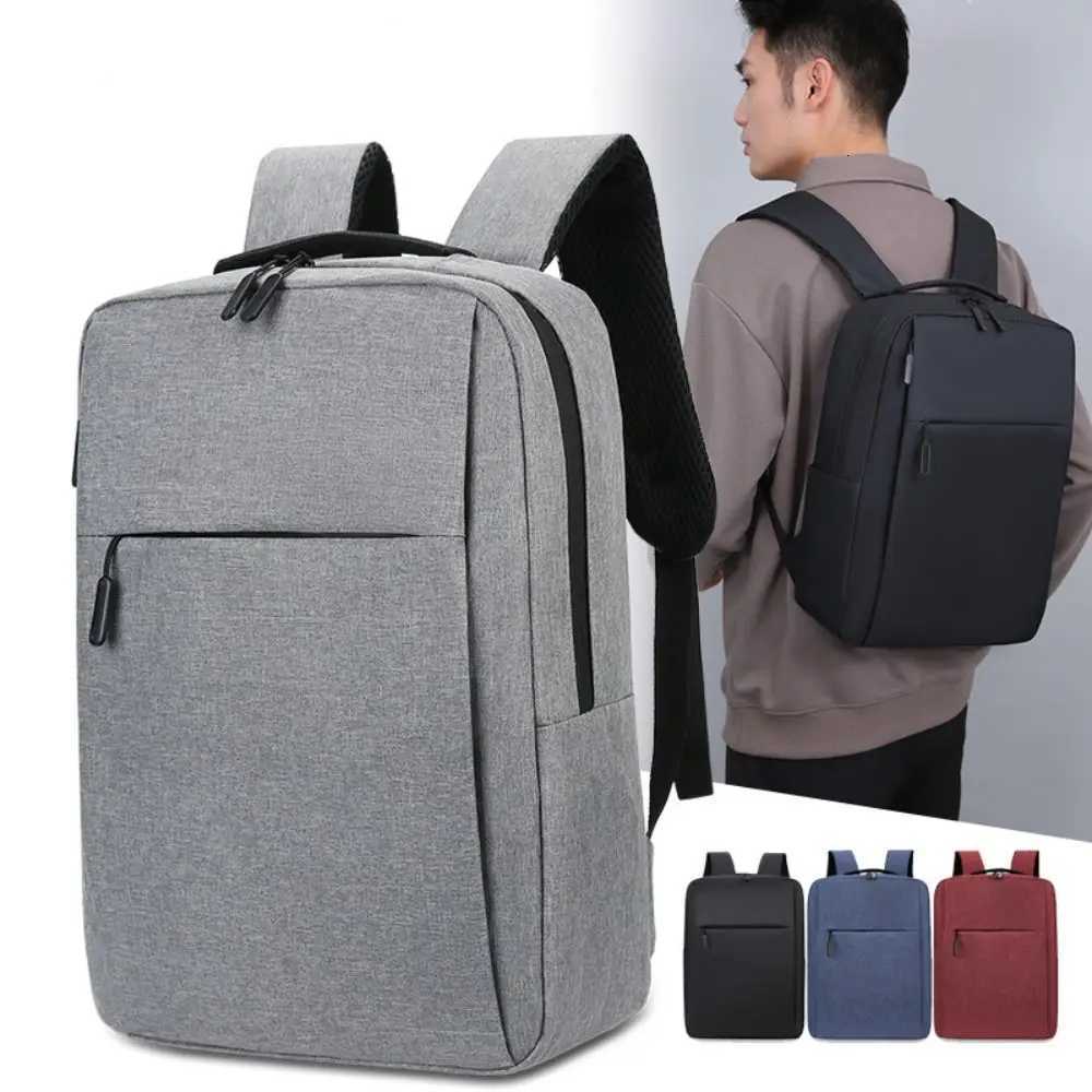 Trendy Mens Minimalist Backpack Versatile Backpack Large Capacity School Student Backpack Rucksack Computer Travel Bag Unisex W251025