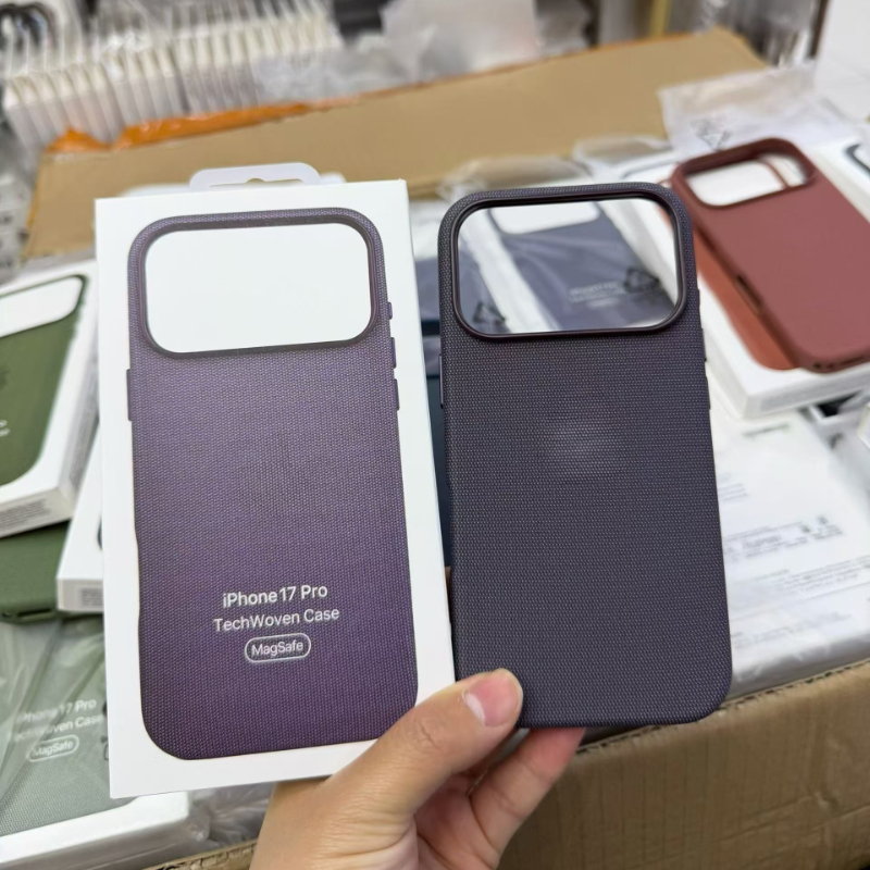 Official TechWoven Case for iPhone 17Pro/17Pro Max Silcione Anti-drop Soft Back Cover Cases for iPhone