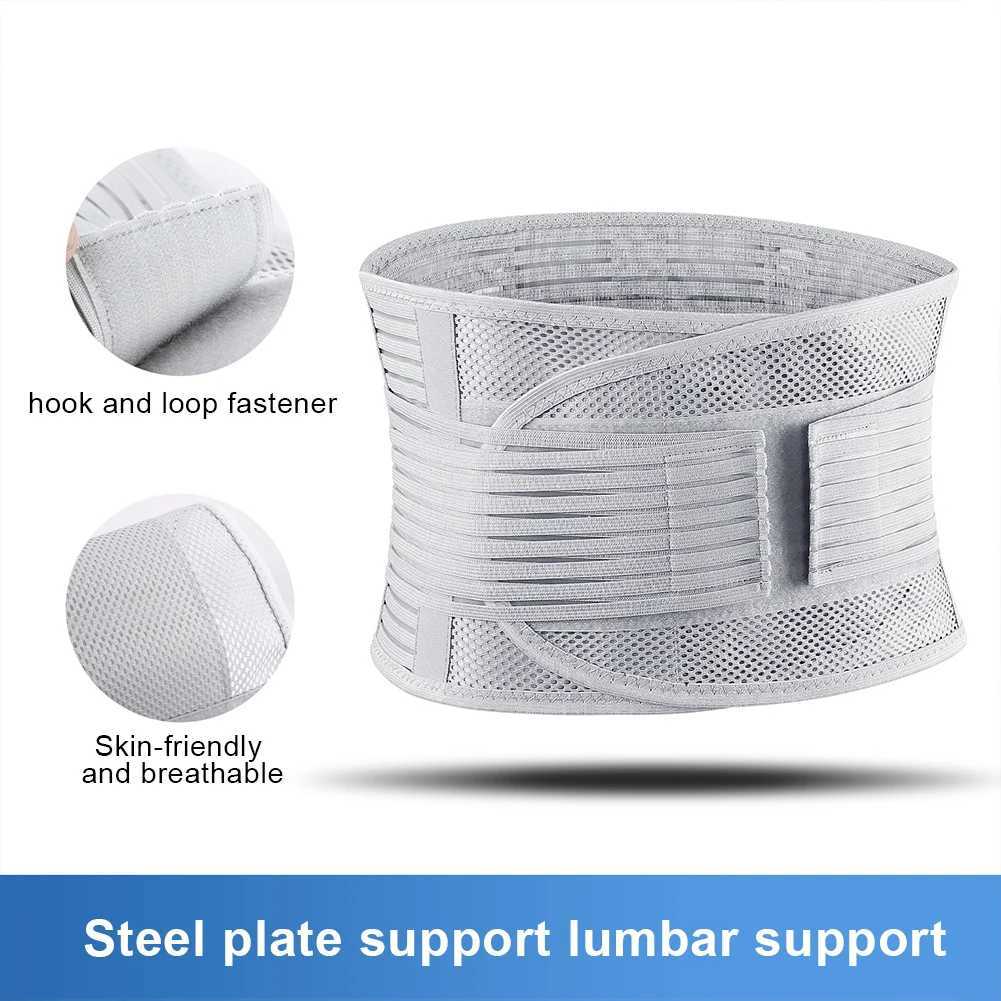 Lumbar Support Belt Spine Support Corset Ergonomic Back Support Belt Breathable Waist Brace Adjustable for Work Y251025