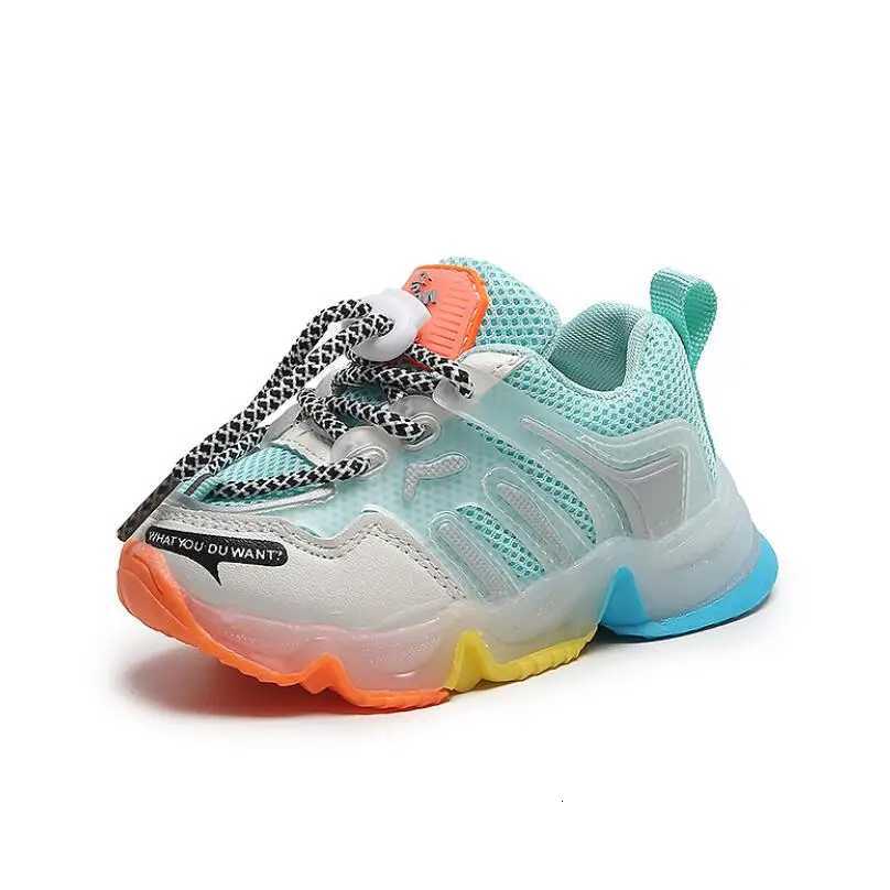 Baby Led Light Up Shoes Girls Breathable Glowing Sneakers Boys Antislippery Sneakers Children Luminous Casual ShoesT251025