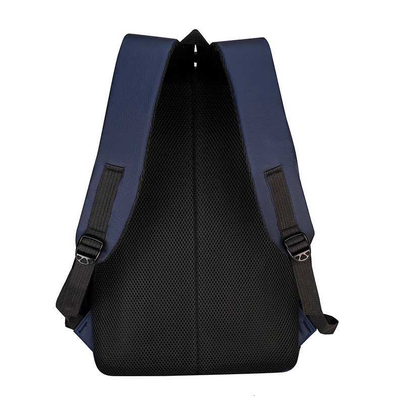 Largecapacity backpack Adjustable shoulder strap multilayer design polyester lining laptop backpack W251025