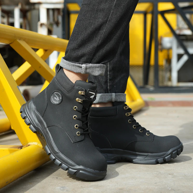 Steel Toe Shoes for Men Women Lightweight Antismash Steel Toe Sneakers Indestructible Work Boots Construction Safety Shoes 251023