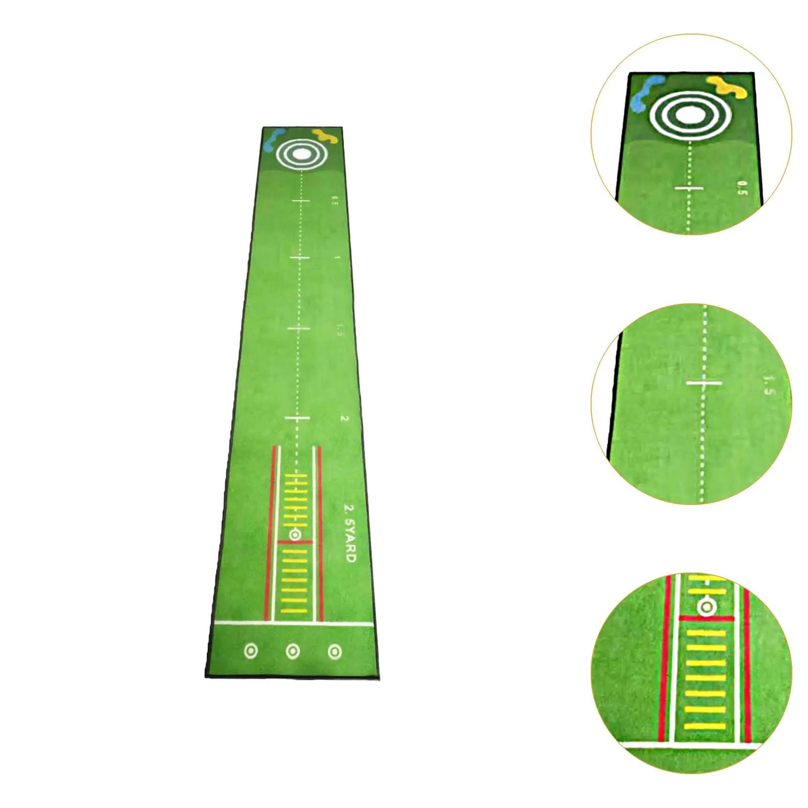Golf Putting Mat Foldable Golf Training Putting Practice Detection Lightweight Golf Accessories for Golfer Park Home Office 251024