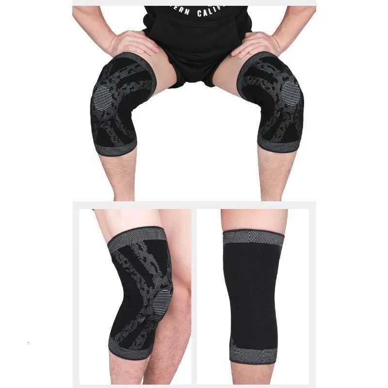 Silicone Sports Knee Pads Support Impact Protection Patella for Outdoor Basketball Running Cycling Protective Gear Equipment Y251024