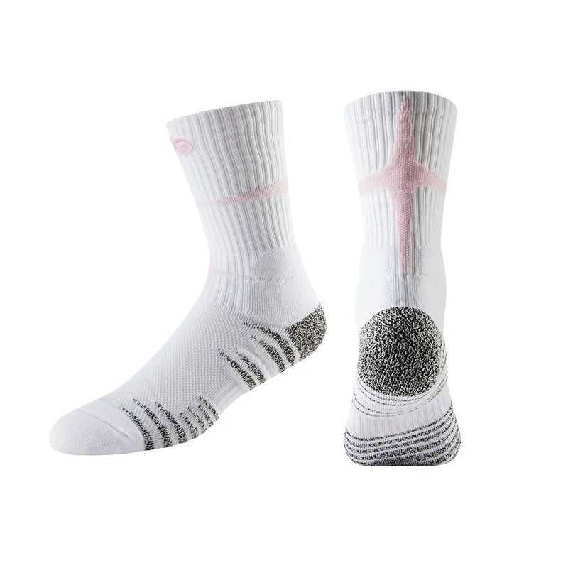 Towel Bottom Basketball Socks for Men Women Non Slip Ankle Support Long Tube Breathable Football Socks Unisex Y251024