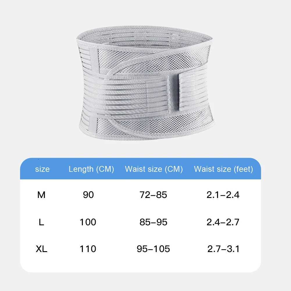 Lumbar Support Belt Spine Support Corset Ergonomic Back Support Belt Breathable Waist Brace Adjustable for Work Y251025