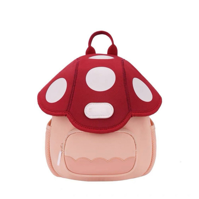 New Mini Cute Mushroom Backpack Kindergarten Popular Cute Series Children's Designer Small Backpack Fashion
