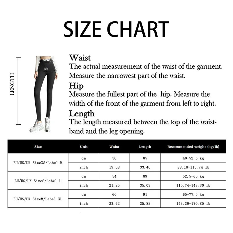 Women HighWaisted Winter Leggings Add Plush Fleece Slimming Tights Warm Trousers Casual Cashmere Pants For Women 251018