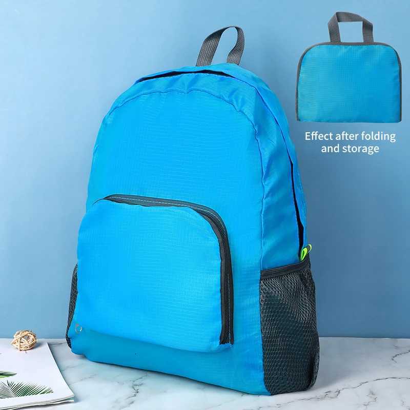 Outdoor Backpack Leisure Large Capacity Lightweight Water Proof Foldable Backpack Outdoor Travel Book Bag W251025