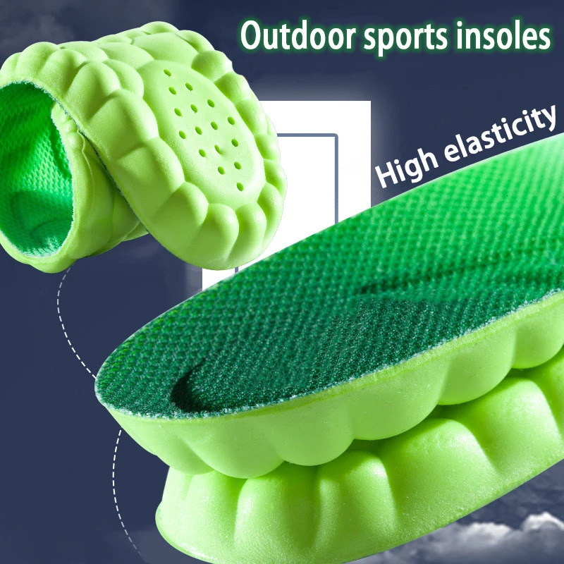 1 pair elasticity sports insoles Wormwood antiodour Breathable comfortable soft insoles sneakers Shockabsorbing insoles251020