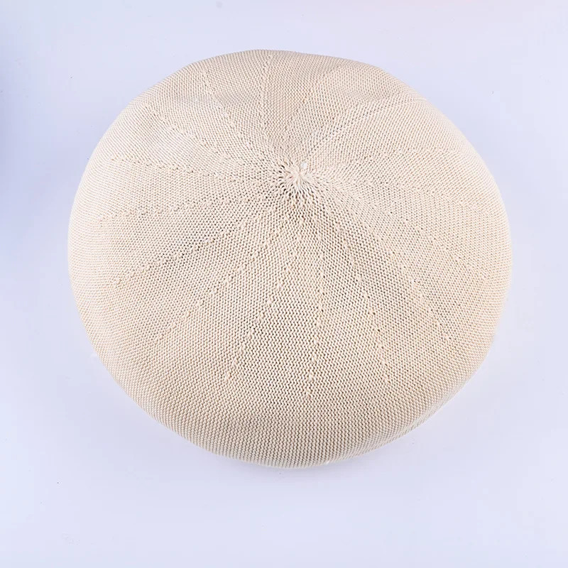 11 colors beret solid hat female knit acrylic cap spring summer autumn hat solid color top quality Women Boina Wholesale 251023