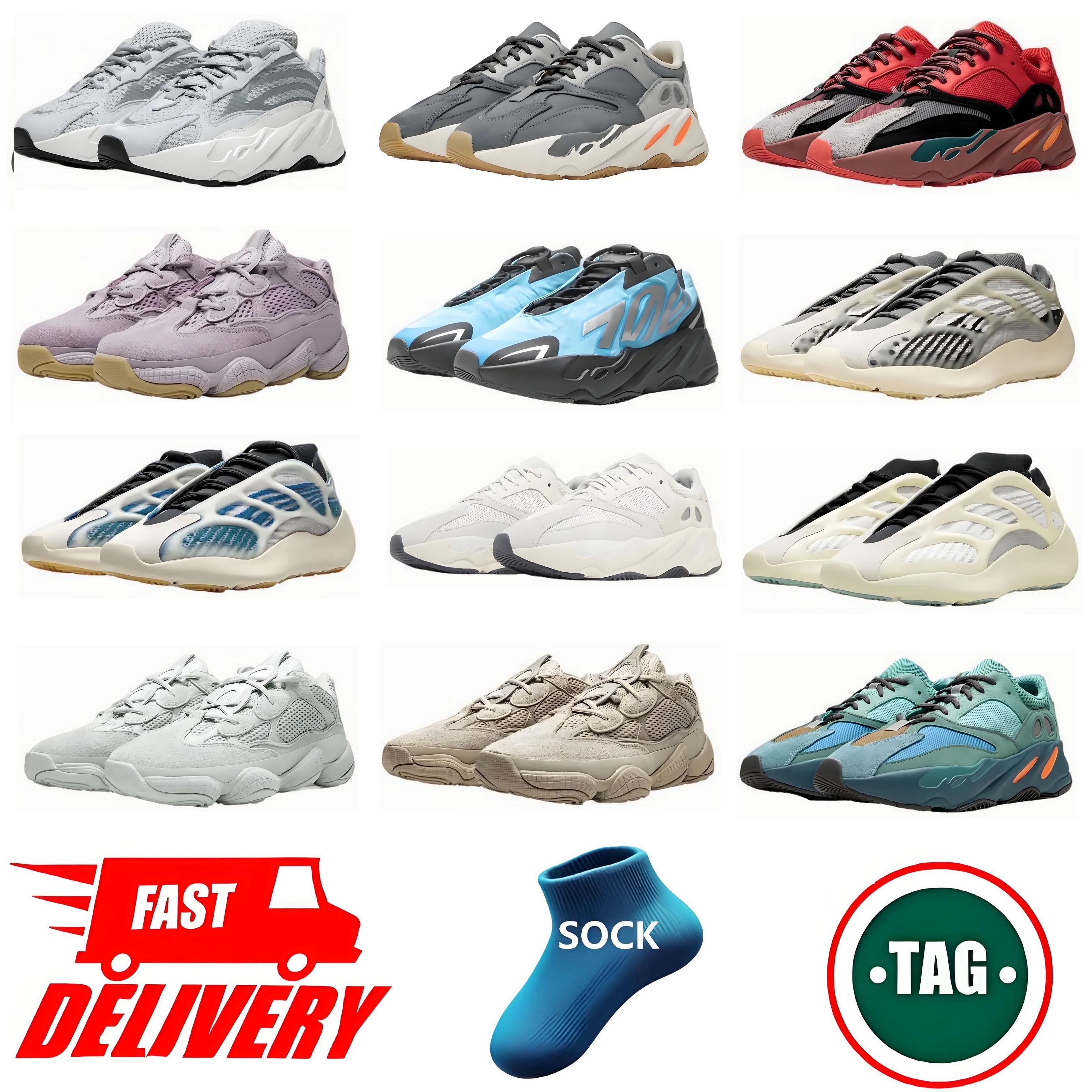 Running Shoes trainers for mens womens 700 shoes designer sneakers chaussure black Outdoor men women Sports runners top sale shoes Trainers Platform Trainer