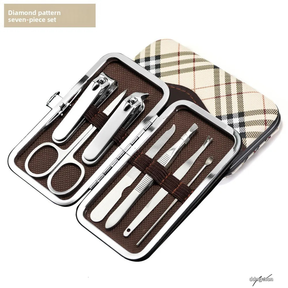 Complete Manicure Set: Round Tail Contouring Clippers, Nail Cutter, And Beauty Tool Kit Ddmymon