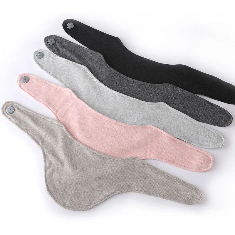 Neck Warmer Autumn Winter Women Soft Cotton Print Small Scarf Bowknot Neckerchief Snap Closure Seniors Warm Ring Collar Unisex 251020