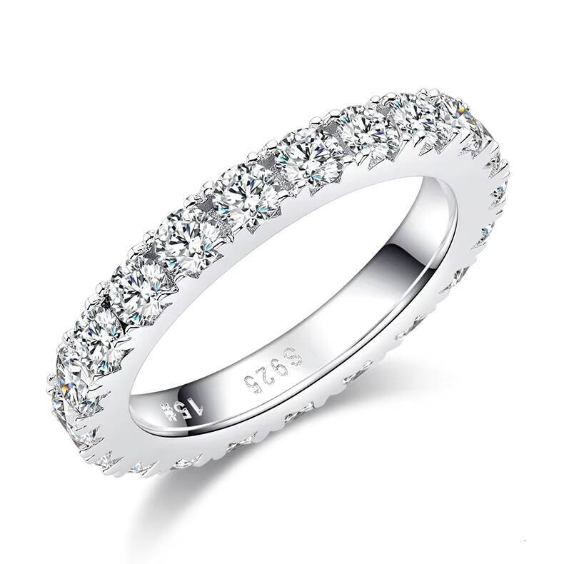 Factory Direct Selling for Womens 15mm Moissanite Fine Luxury Rings Trendy Fashion Jewelry Gift
