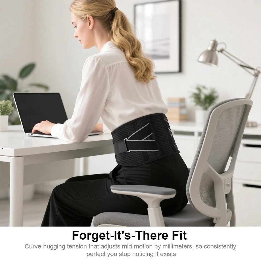 Lumbar Support Back Brace for Back Pain Sciatica ScoliosisHerniated Disc Adjustable Support StrapsLower Back Brace Men Women Y251025