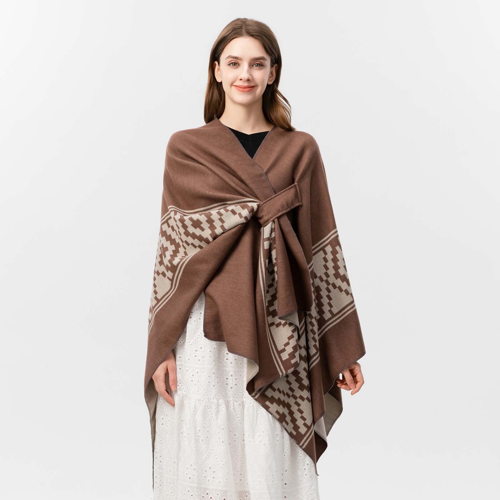 Spring and Autumn Womens Shawl New Versatile MultiFunctional CrossStrap Travel Photo Outerwear Shawl Hot Sale