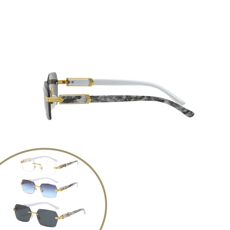 Metal Cat Eye Frames Retro Style Eyeglasses With Blue Light Protection For Daily Outdoor Use